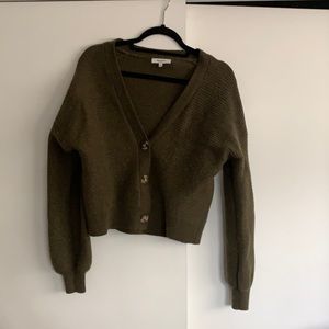 Madewell cropped cardigan